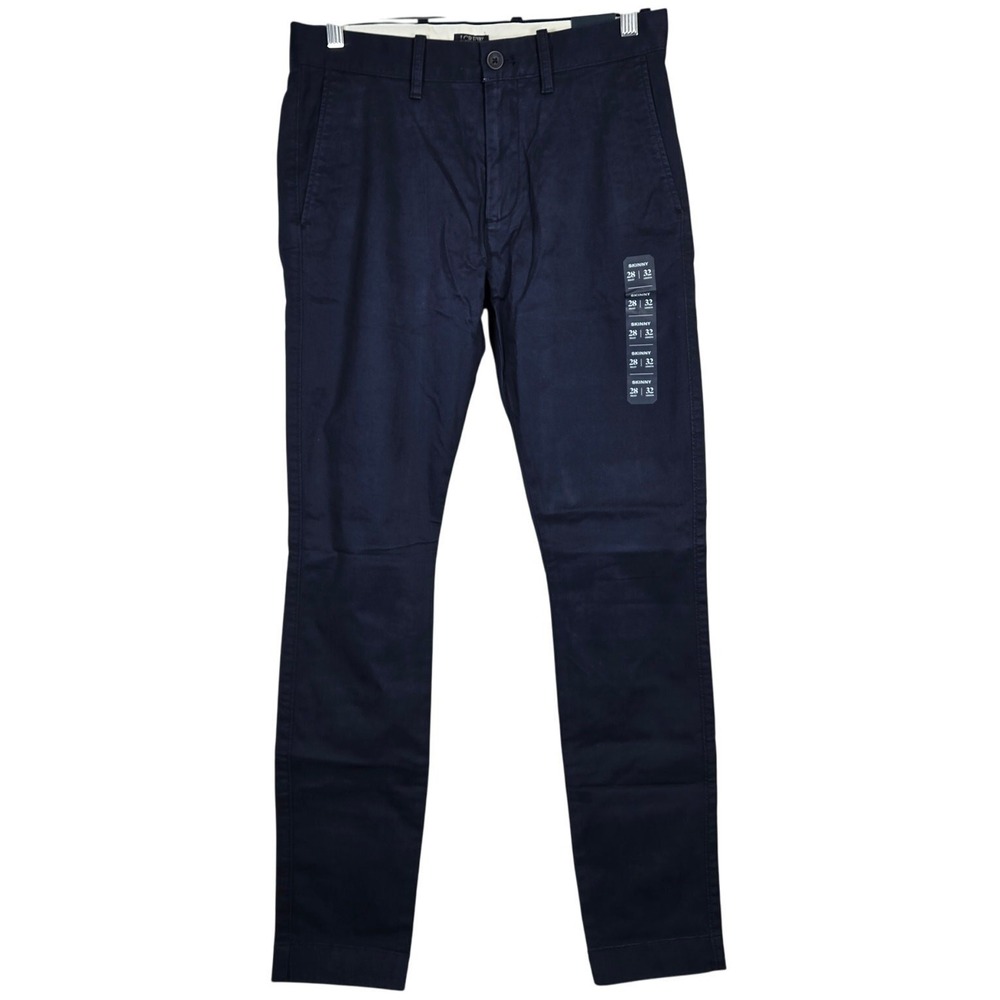 J. Crew Factory‎ Skinny-fit chino pant Navy 28/32 NWT